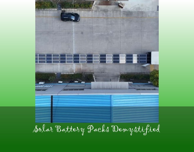 Solar Battery Packs Demystified